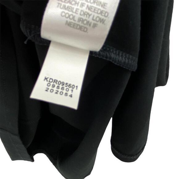 J Jill Wearever Collection Swing Trapeze Dress Size Small Black Short Sleeve - Picture 5 of 7